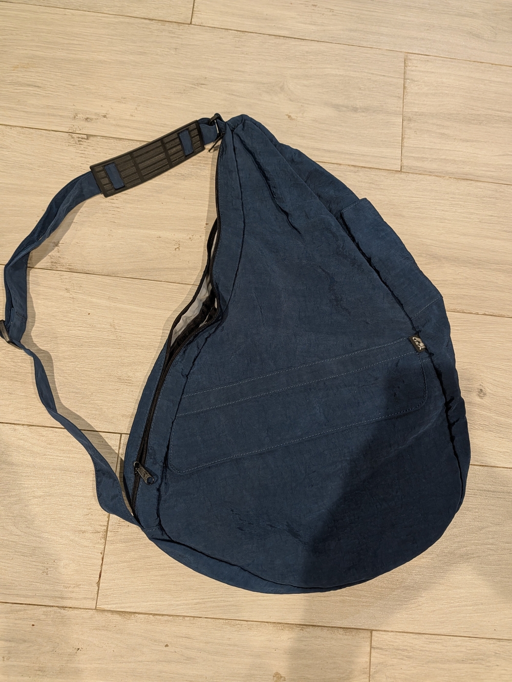 Navy Sling Crossbody Bag for Men